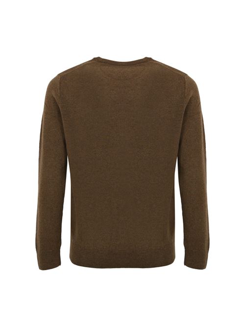 Maglione in lana con pony brown POLO RALPH LAUREN | 710 876714016